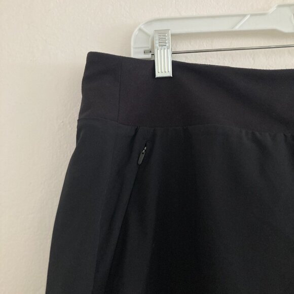 Athleta Soho Skort Black Exercise Walking Travel Errands Tennis Hiking Size 16 - Picture 4 of 8